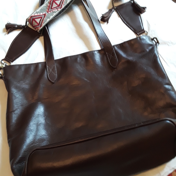 noonday leather tote